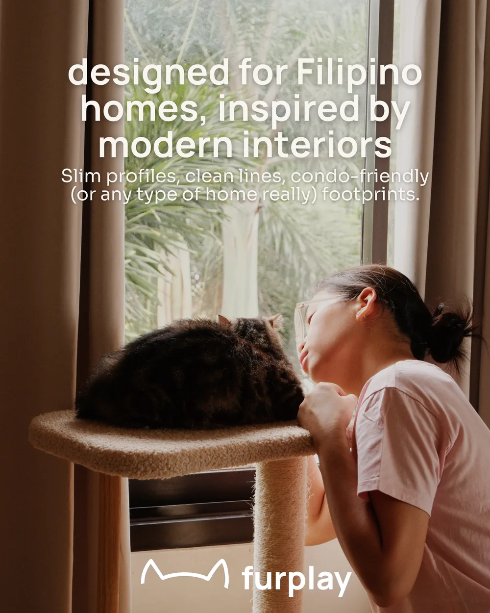 Furplay cat tree in a modern Filipino home